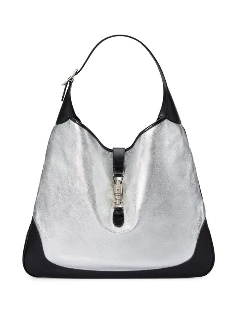 gucci silver jackie|Gucci jackie 1961 transparent bag.